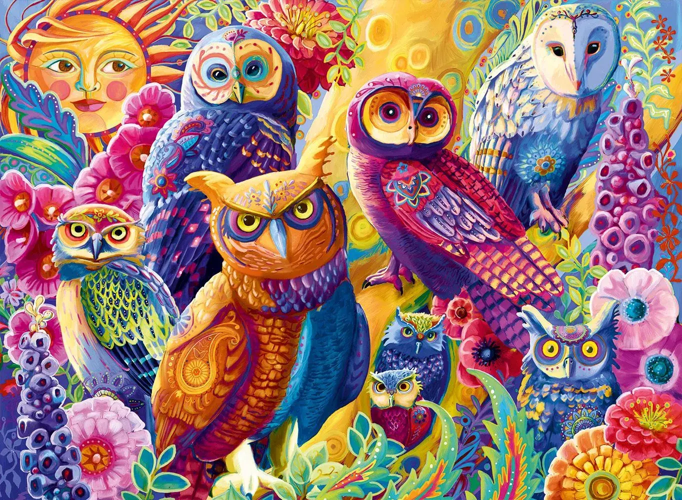 Bluebird Puzzle - Owl Autonomy by Laura Audi 4000 pcs.