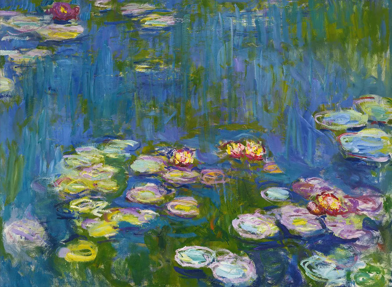 Bluebird Puzzle - Nympheas by Claude Monet 3000 pcs.