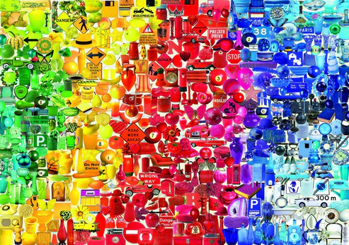 Bluebird Puzzle - Coloured Things 1000 pcs.