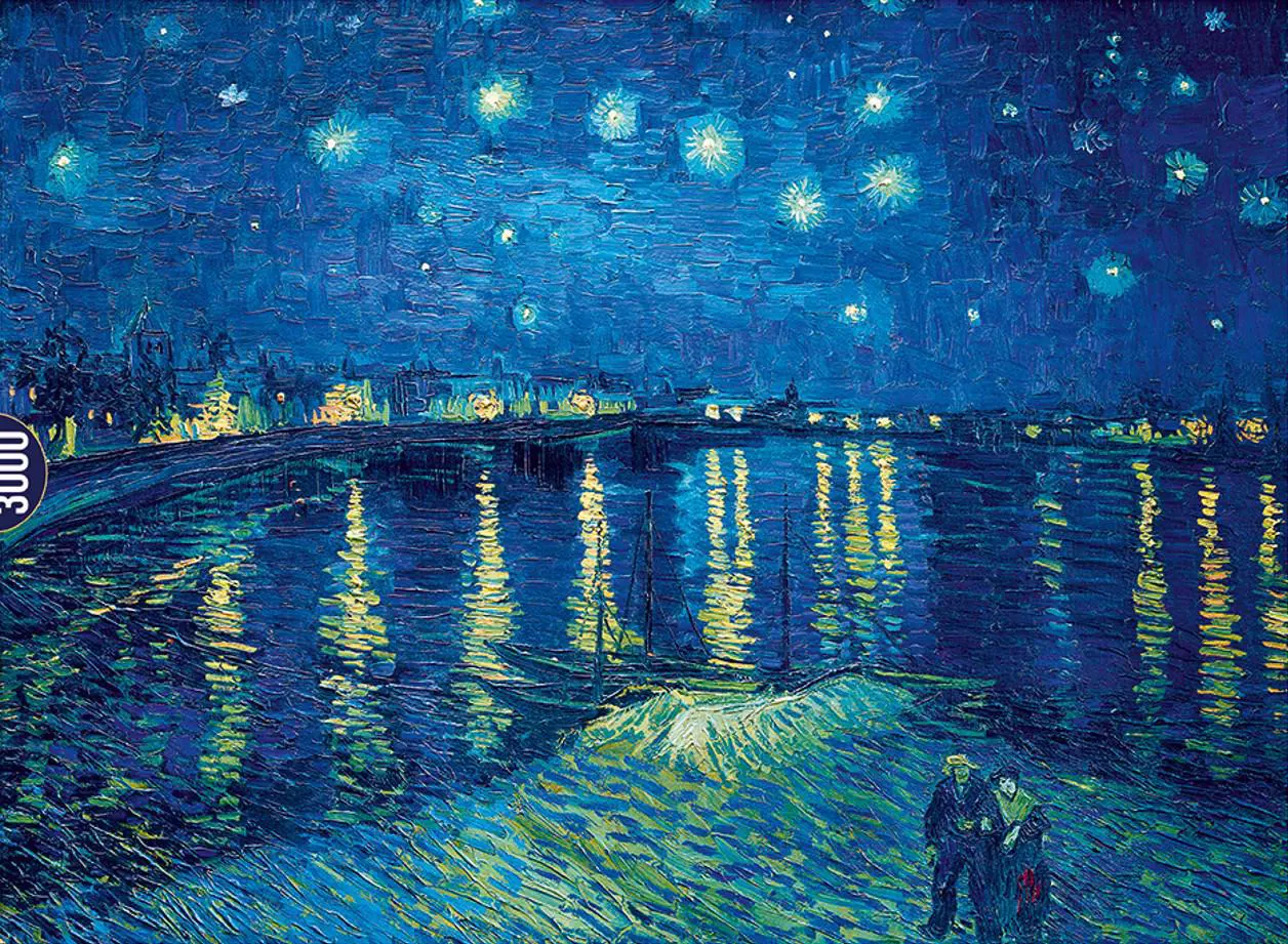 Bluebird Puzzle - Over the Rhone, 1888 by Vincent Van Gogh 1000 pcs.