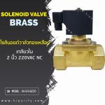 โซลินอยด์วาล์วทองเหลือง 2นิ้ว N/C 220VAC