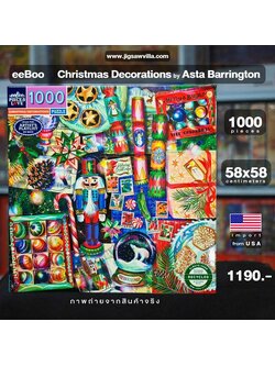 eeBoo - Christmas Decorations by Asta Barrington 1000 pcs.