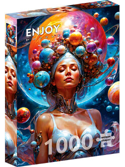 Enjoy Puzzle - Cosmic Godess 1000 pcs.