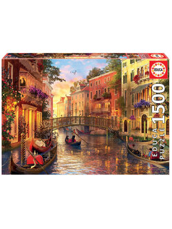 Educa - Sunset in Venice by Dominic Davison 1500 pcs.