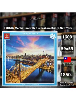 Pintoo - Manhattan with Queensboro Bridge, New York 1600 pcs.