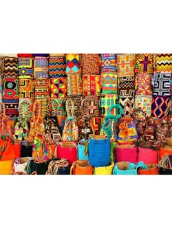 Bluebird Puzzle - Colorful Baskets by Pixabay 1500 pcs.