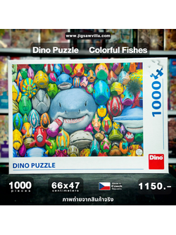 Dino Puzzle - Colorful Fishes 1000 pcs.