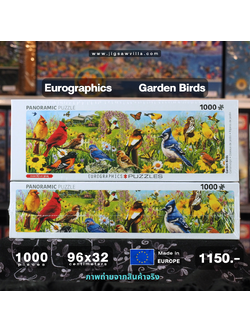 Eurographics - Backyard Birds (Panorama) 1000 pcs.