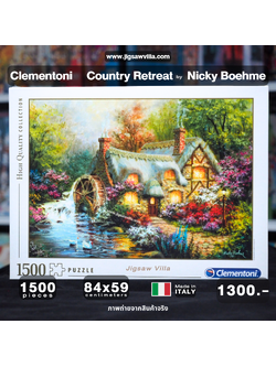 Clementoni - Country Retreat by Nicky Boehme 1500 pcs.