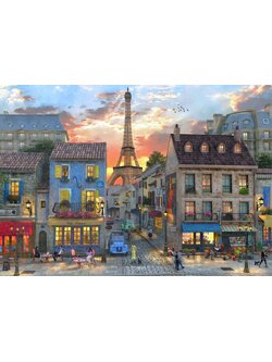 Bluebird Puzzle - Streets of Paris by Dominic Davison 2000 pcs.