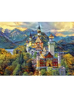 Bluebird Puzzle - Neuschwanstein Castle by Pedro Gavidia 6000 pcs.