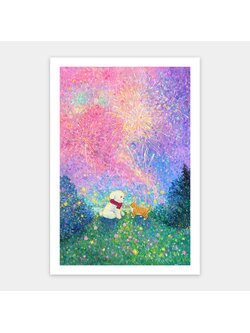 Pintoo - The Meeting Under The Fireworks by Yu Xi 600 pcs.