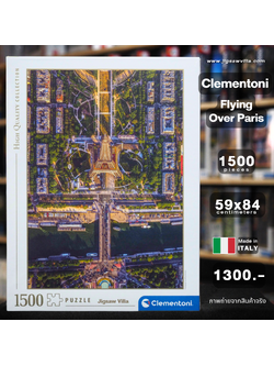 Clementoni - Flying Over Paris 1500 pcs.