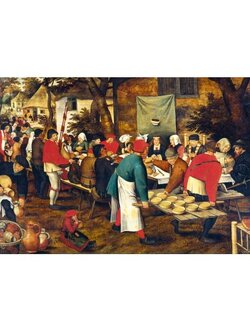 Bluebird Puzzle - Peasant Wedding Feast by Pieter Brueghel the Younger 1000 pcs.