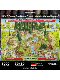 HEYE - Funky Zoo : Black Forest Habitat by Marino Degano 1000 pcs.