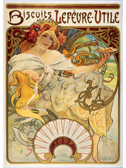 Bluebird Puzzle - Biscuits Lefevre-Utile, 1897 1000 pcs.