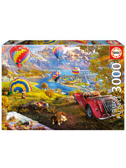 Educa - Hot Air Balloon Valley by Angelo Bonito 3000 pcs.