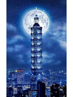 Pintoo - Moon Night Series : Taipei Skyline 1000 pcs.