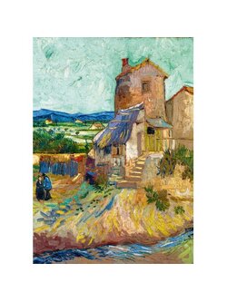 Bluebird Puzzle - La Maison de La Crau (The Old Mill), 1888 by Vincent Van Gogh 1000 pcs.