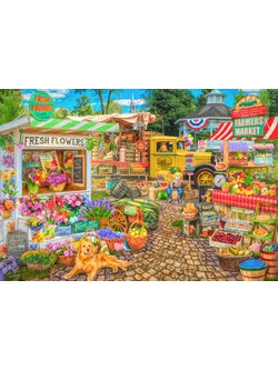 Bluebird Puzzle - Farmers Market Spring Summer Season 1000 pcs.