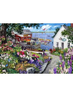 Bluebird Puzzle - Coastal Garden 1000 pcs.