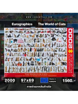 Eurographics - The World Of Cats 2000 pcs.
