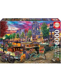 Educa - Bicycles in Amsterdam by David Maclean 6000 pcs.