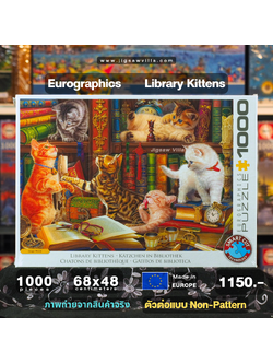 Eurographics - Library Kittens (Non-Pattern) 1000 pcs.