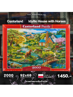 Castorland - Idyllic House with Horses 2000 pcs.