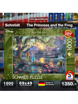 Schmidt - Disney : The Princess and the Frog by Thomas Kinkade 1000 pcs.