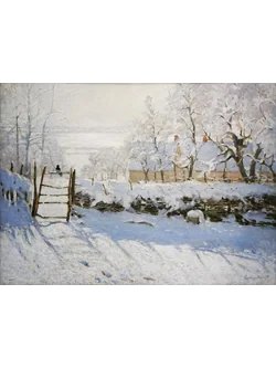 Bluebird Puzzle - The Magpie, 1868-1869 by Cloude Monet 4000 pcs.