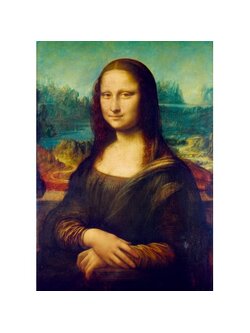 Bluebird Puzzle - Mona Lisa, 1503 By Leonado Da Vinci 1000 pcs.