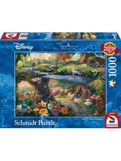 Schmidt - Disney : Alice in Wonderland by Thomas Kinkade 1000 pcs.