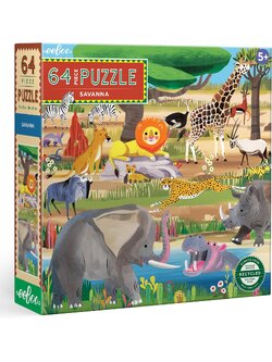 eeBoo - Savanna (38x38 cm.) 64 pcs.
