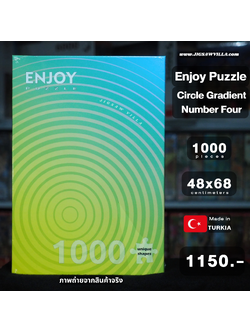 Enjoy Puzzle - Circle Gradient Number Four 1000 pcs.