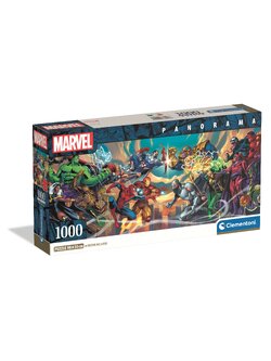 Clementoni - MARVEL : Heroes vs Villains (Panorama) 1000 pcs.