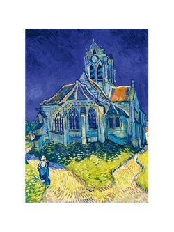 Bluebird Puzzle - The Church in Auvers-sur-Oise, 1890 by Vincent Van Gogh 1000 pcs.