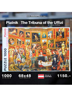 Piatnik Puzzle - The Tribuna of the Uffizi by Johann Zoffany 1000 pcs.