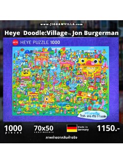 HEYE - Doodle Village by Jon Burgerman 1000 pcs.