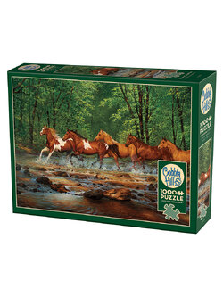 Cobble Hill - Spring Creek Run by Chris Cummings 1000 pcs.