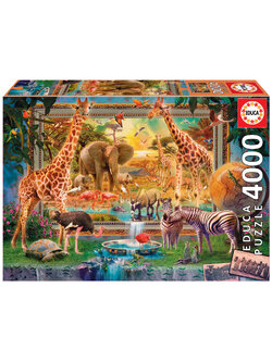 Educa - Savana Coming To Life by Jan Patrik Krasny 4000 pcs.