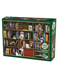 Cobble Hill - Kitty Librarians by Robert Giordano 1000 pcs.