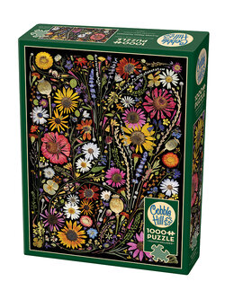 Cobble Hill - Flower Press : Happiness by Flower Press Studio 1000 pcs.