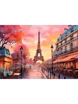 Bluebird Puzzle - Paris et la Grande Dame 1000 pcs.