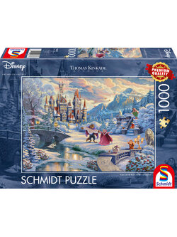 Schmidt - Disney : Beauty and the Beast's Winter Enchantment by Thomas Kinkade 1000 pcs.
