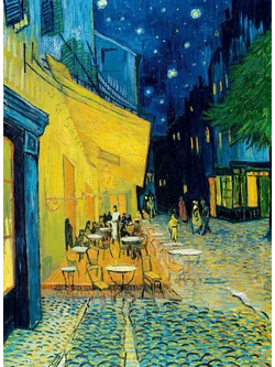 Bluebird Puzzle - Cafe Terrace at Night, 1888 by Vincent Van Gogh 4000 pcs.
