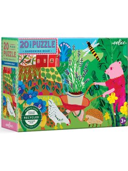 eeBoo - Gardening Bear (28x38 cm.) 20 pcs.