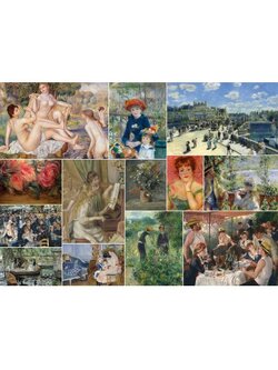 Bluebird Puzzle - Collage by Auguste Renoir 6000 pcs.