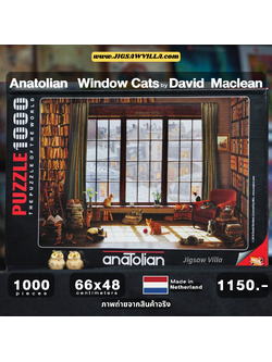 Anatolian - Window Cats by David Maclean 1000 pcs.