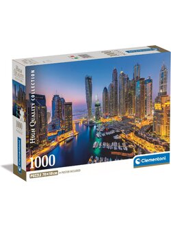 Clementoni - Dubai (Compact Box + Poster Included) 1000 pcs.